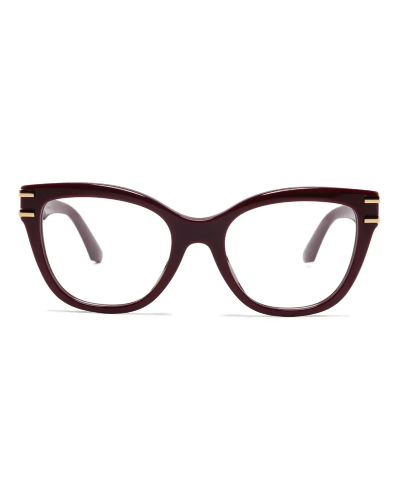 Dolce & Gabbana Cat-Eye-Brille - Rot Rot