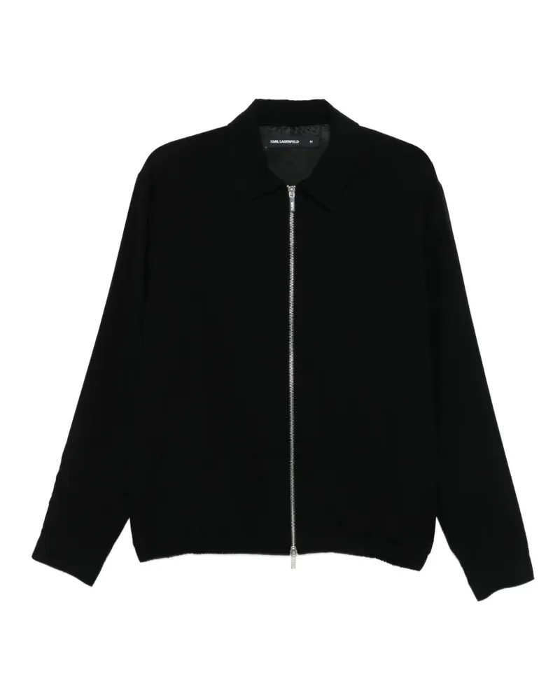 Karl Lagerfeld Jacke mit Reißverschluss - Schwarz Schwarz