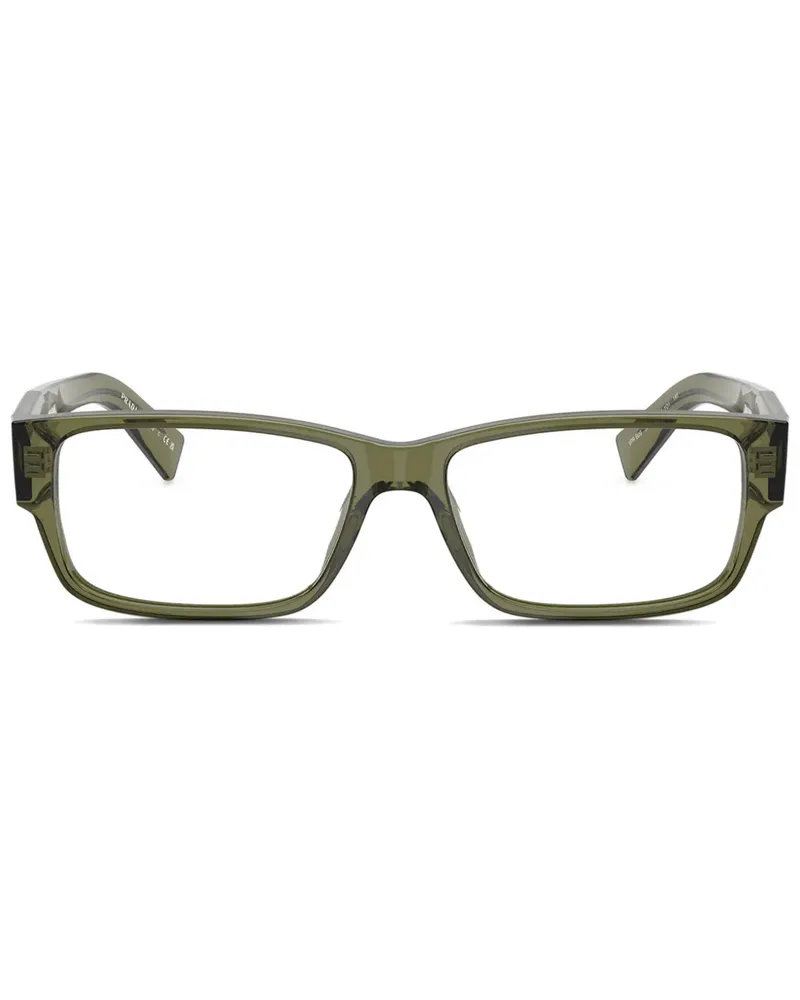 Prada Brille mit eckigem Gestell - Grün Grün
