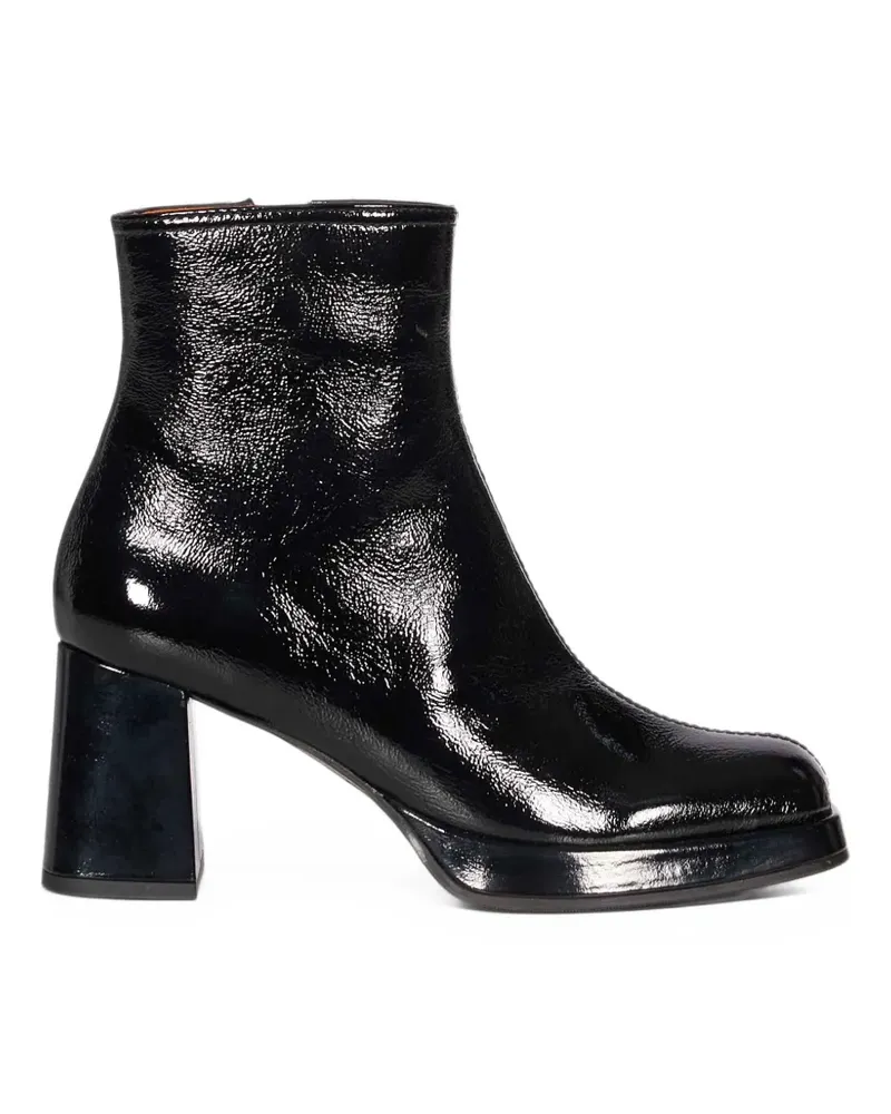 Chie Mihara Ketin Plateau-Stiefeletten mit Lackfinish - Schwarz Schwarz