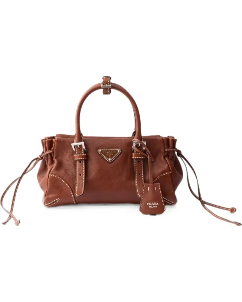 Prada Kleine Karin Tote Bag - Braun Braun