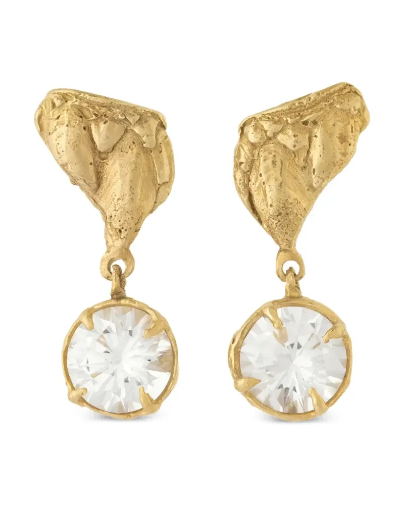 Loveness Lee Tota Hängeohrringe mit Saphir - Gold Gold