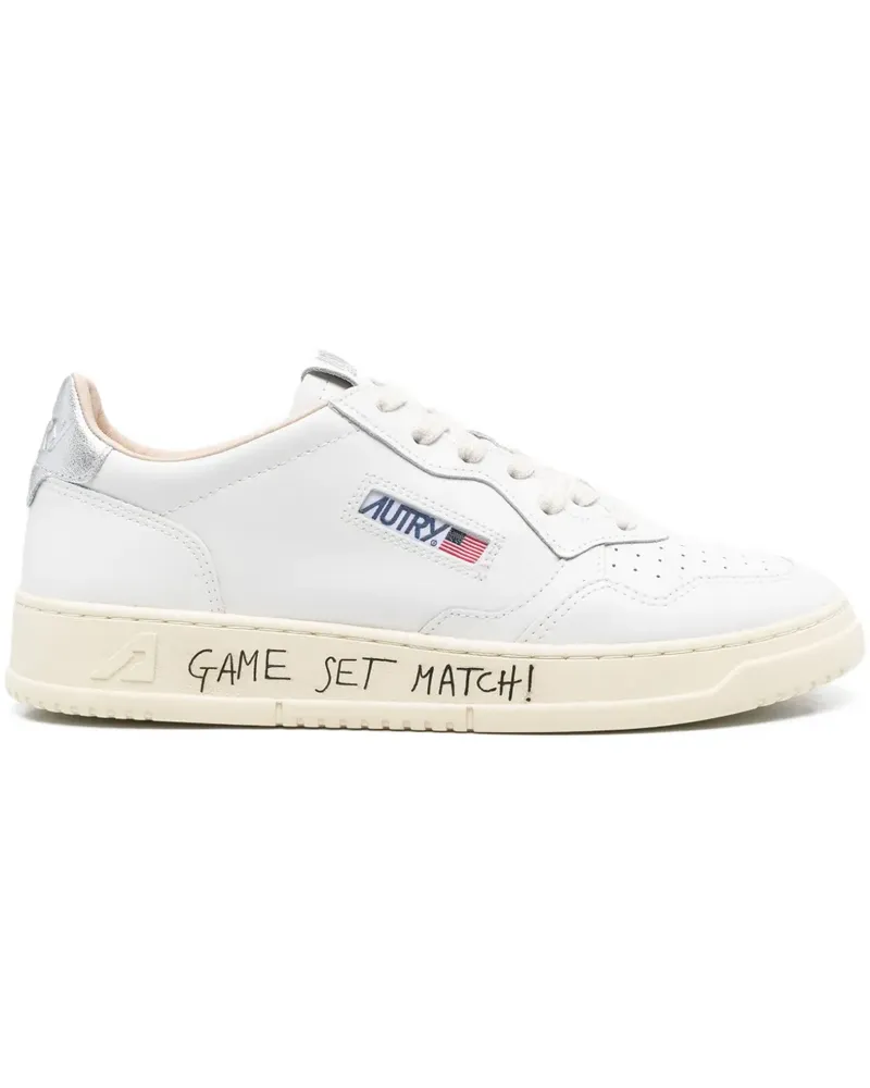 AUTRY Medalist Sneakers mit Metallic-Patch - Weiß Weiß