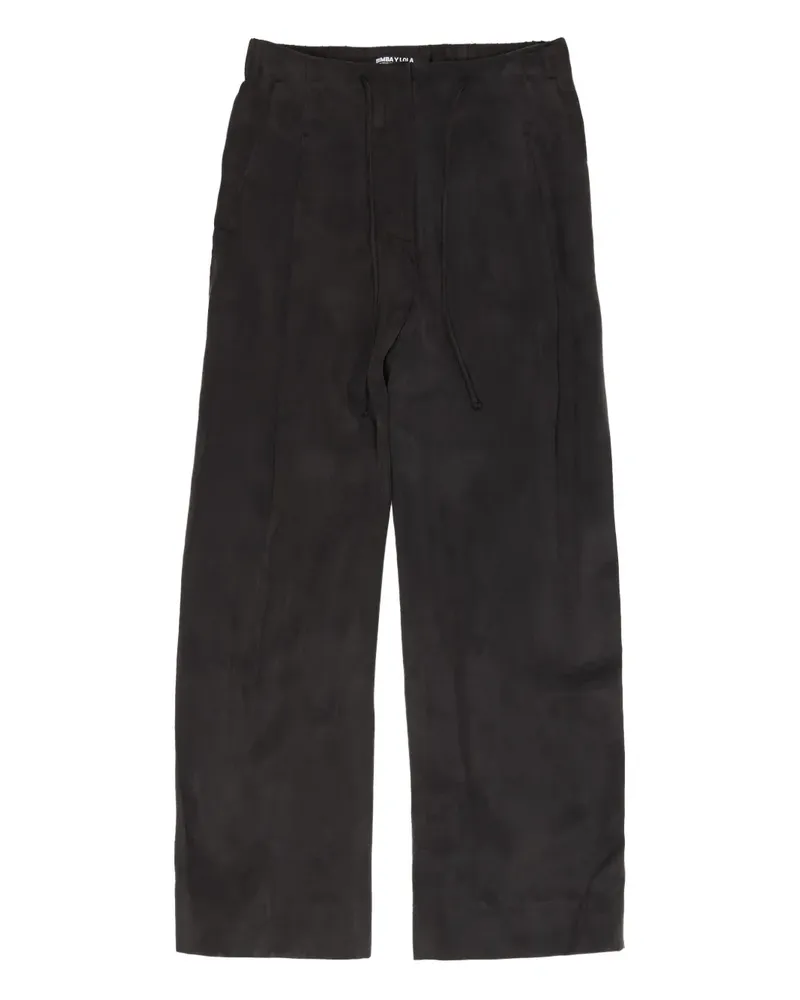BIMBA Y LOLA Bundfaltenhose mit Kordelzug - Schwarz Schwarz