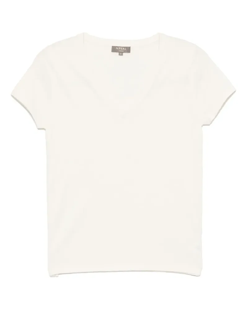 N.Peal Cash T-Shirt aus Seide - Weiß Weiß