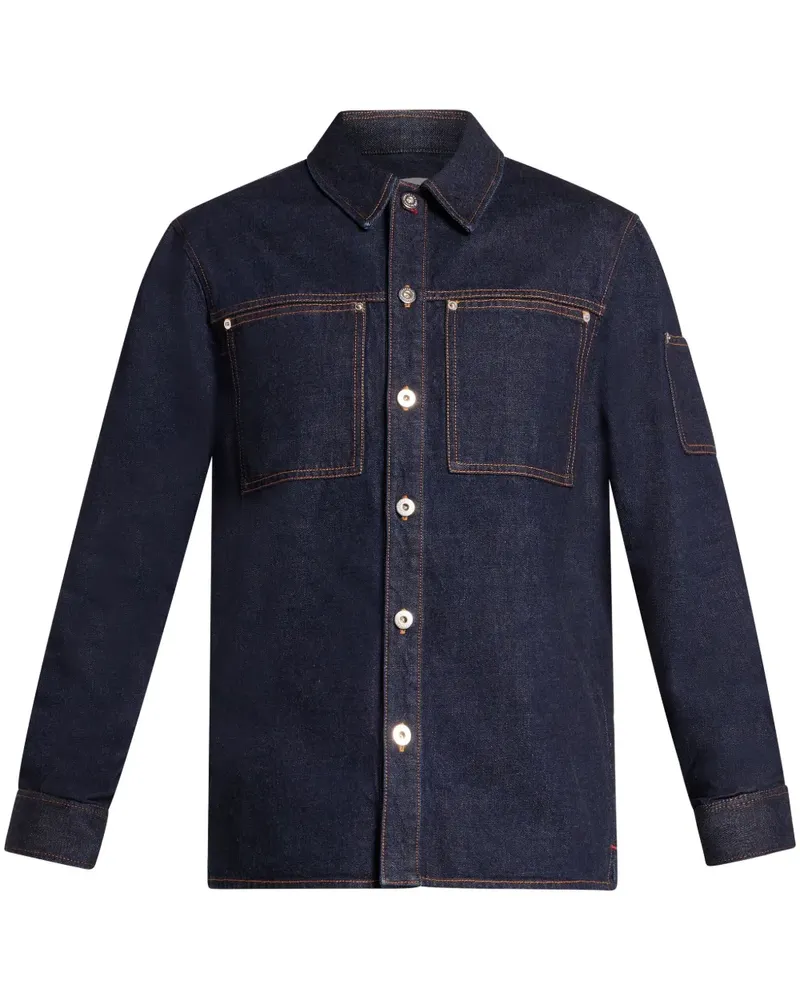 Ferragamo Klassisches Jeanshemd - Blau Blau