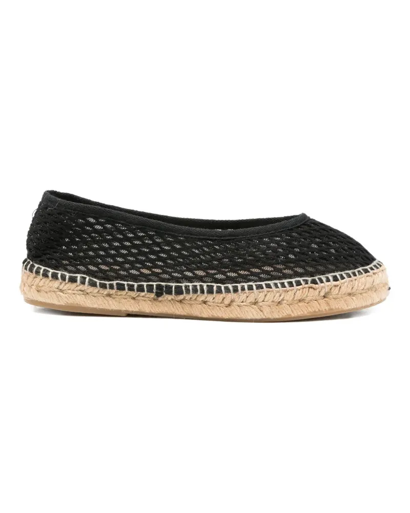 Manebí mesh espadrilles - Schwarz Schwarz