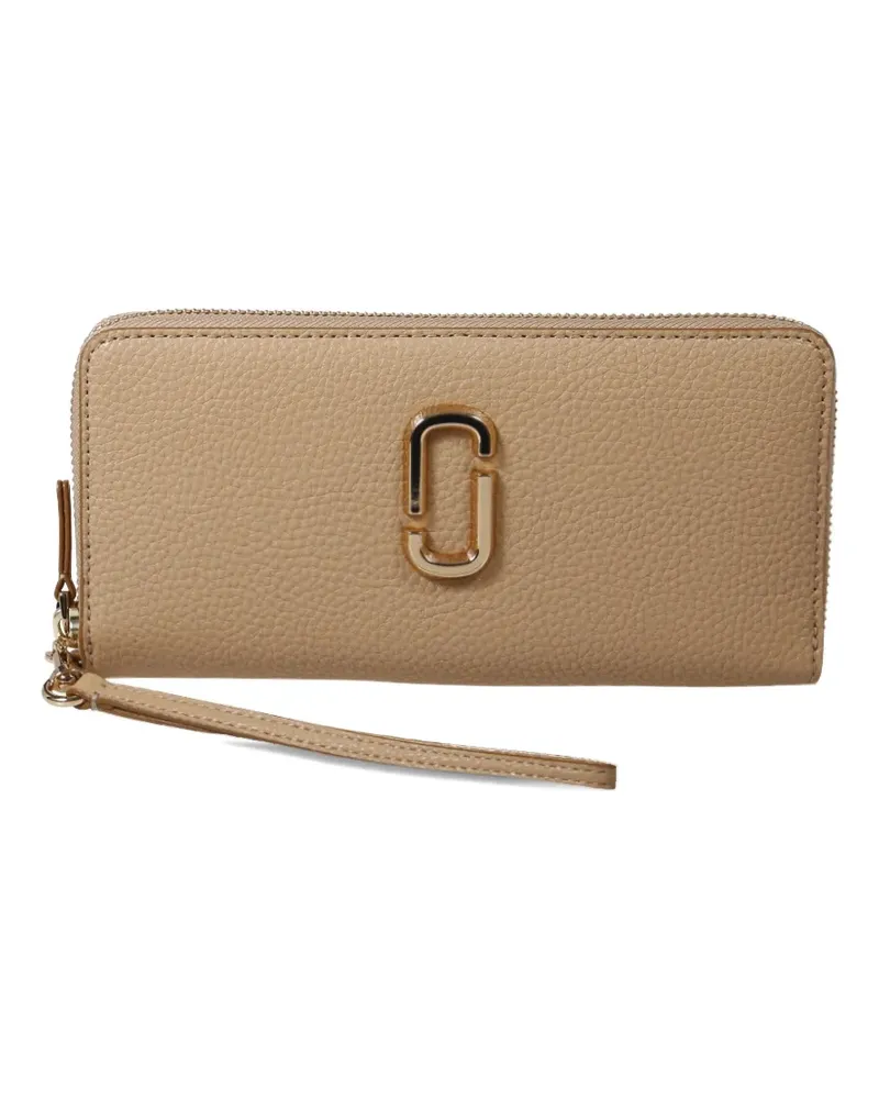Marc Jacobs Portemonnaie mit Logo-Schild - Nude Nude
