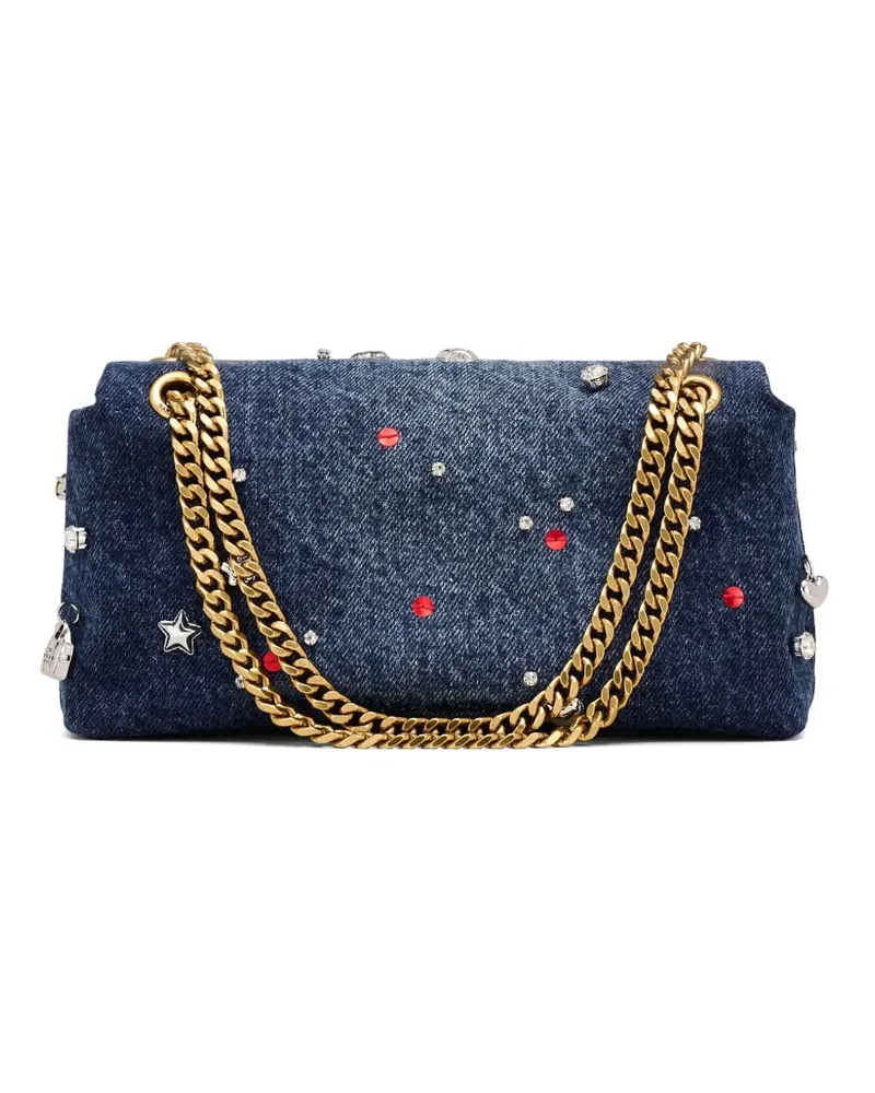 Marc Jacobs Mini The Trinket Umhängetasche im Jeans-Look - Blau Blau