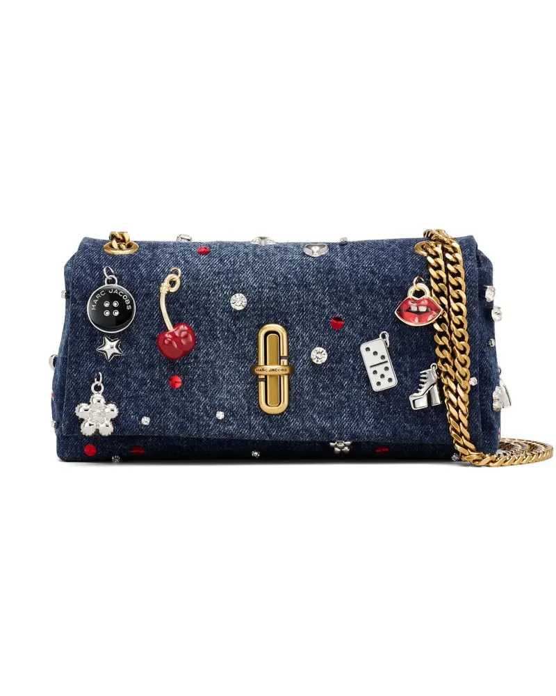 Marc Jacobs Mini The Trinket Umhängetasche im Jeans-Look - Blau Blau