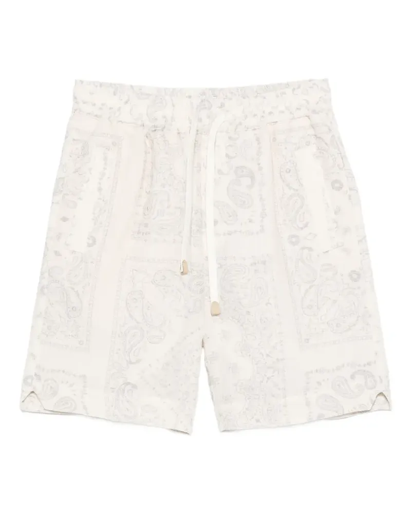 Eleventy Gemusterte Segelshorts - Nude Nude