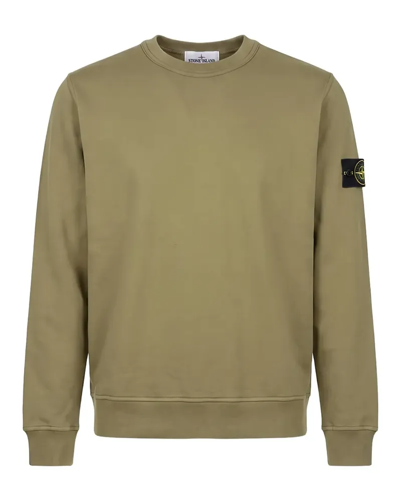 Stone Island Pullover mit Logo-Patch - Grün Grün