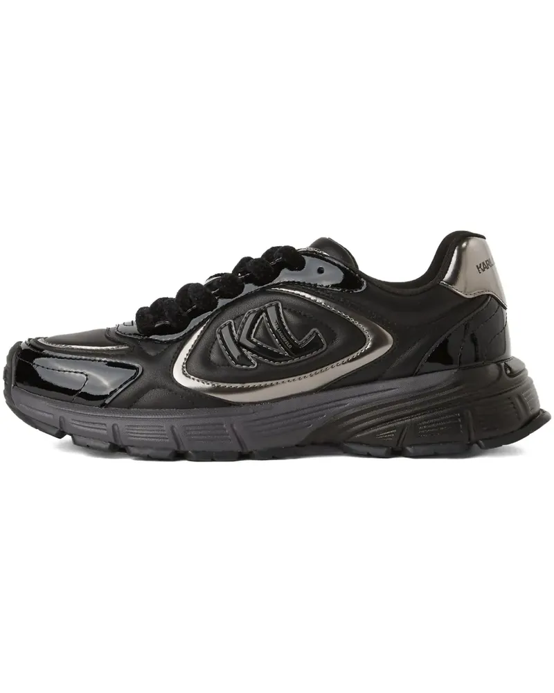 Karl Lagerfeld Orion Sneakers mit Seitenbesatz - Schwarz Schwarz