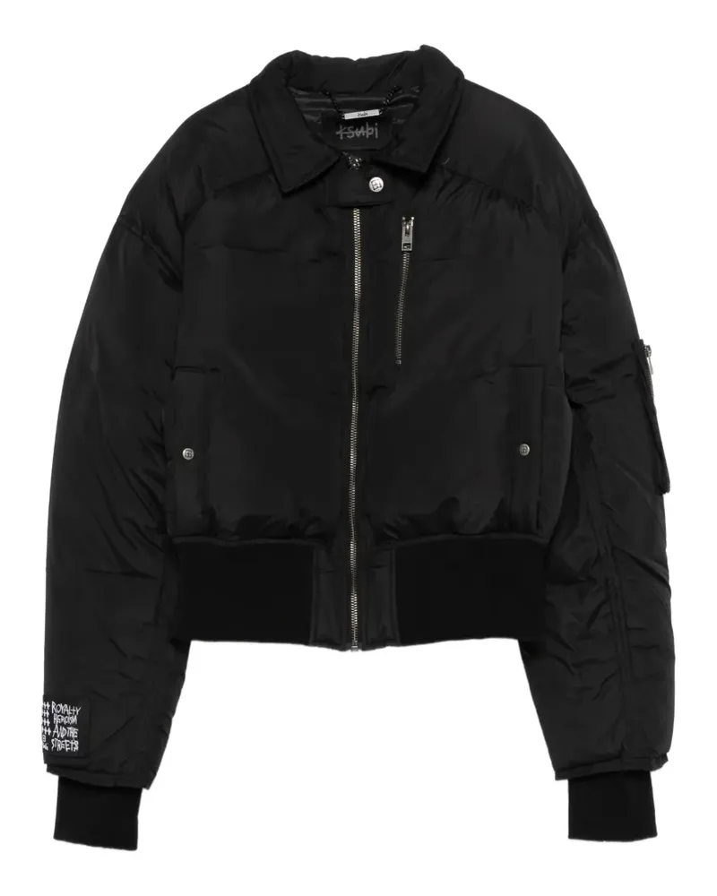 ksubi Reece-Bomberjacke mit Reißverschluss - Schwarz Schwarz