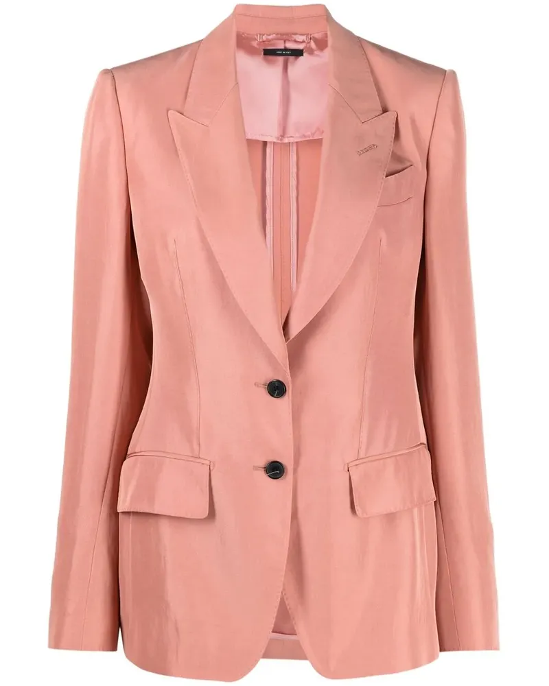 Tom Ford Einreihiger Blazer - Rosa Rosa