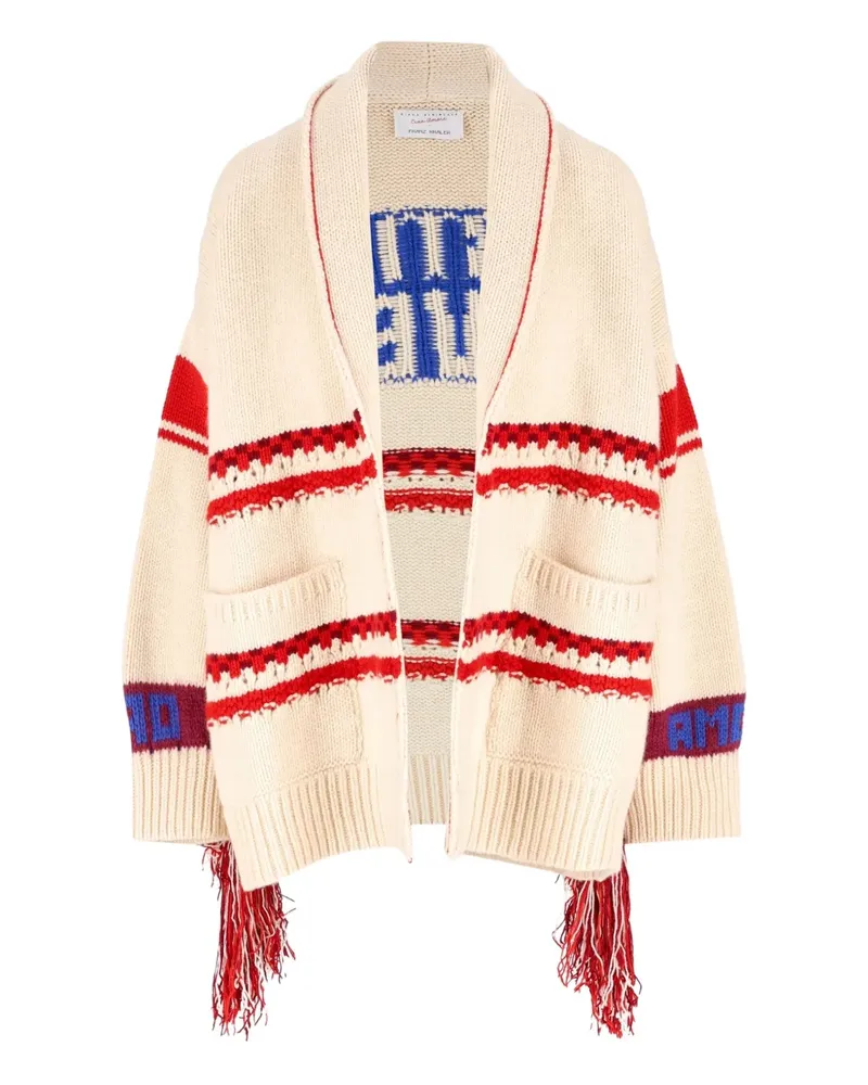 Giada Benincasa Cardigan mit aufgesetzten Taschen - Nude Nude