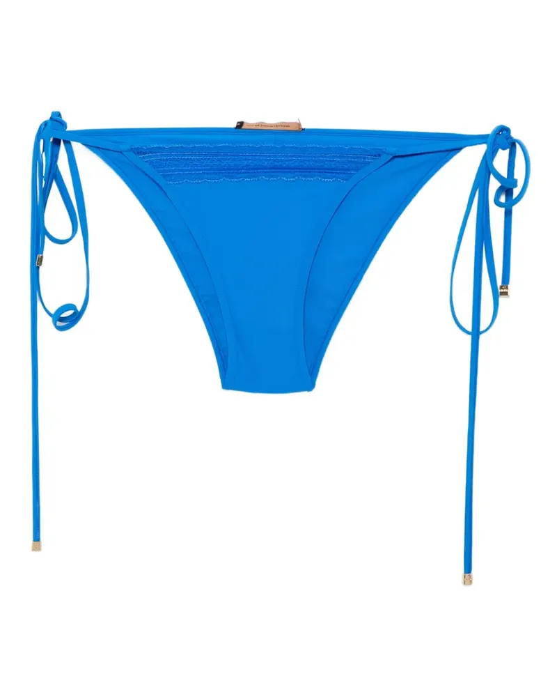 Kiki De Montparnasse Bikinihöschen mit Spitzeneinsatz - Blau Blau