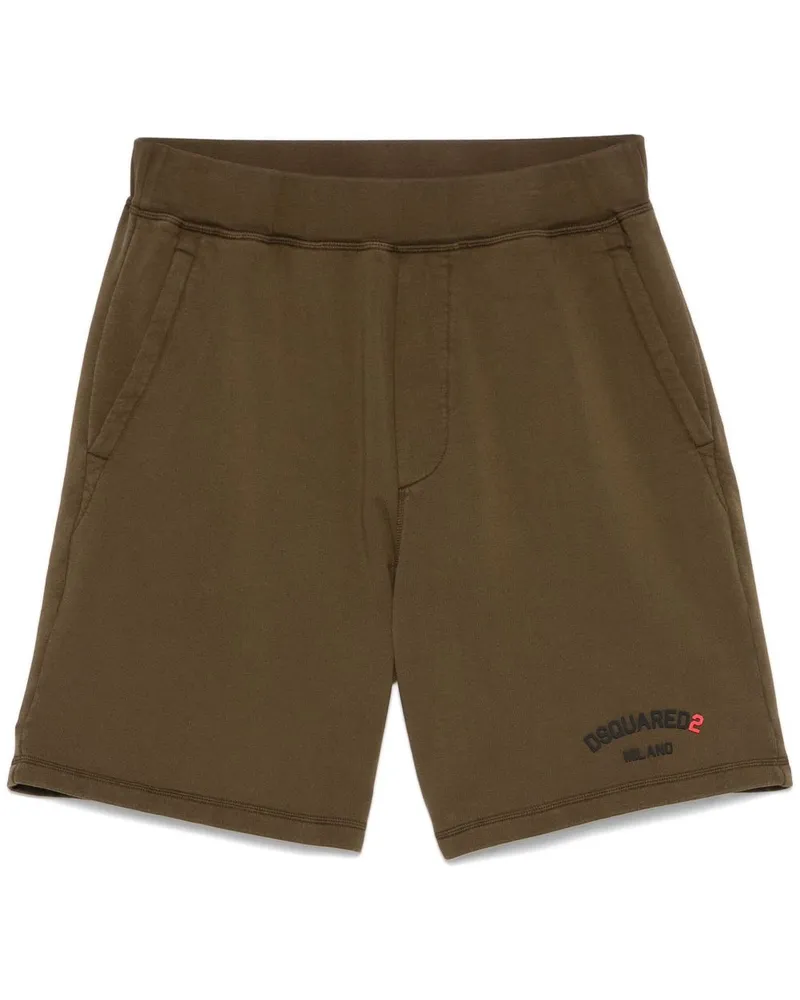 Dsquared2 Klassische Joggingshorts - Grün Grün