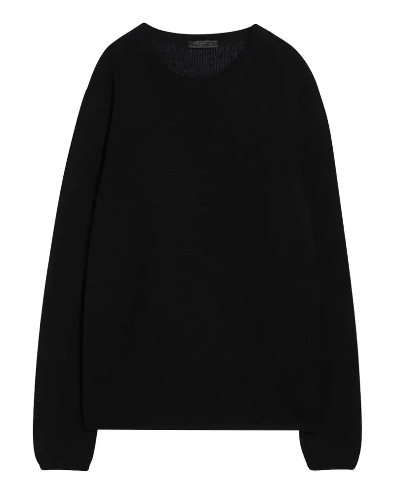 Prada Pullover mit rundem Ausschnitt - Schwarz Schwarz