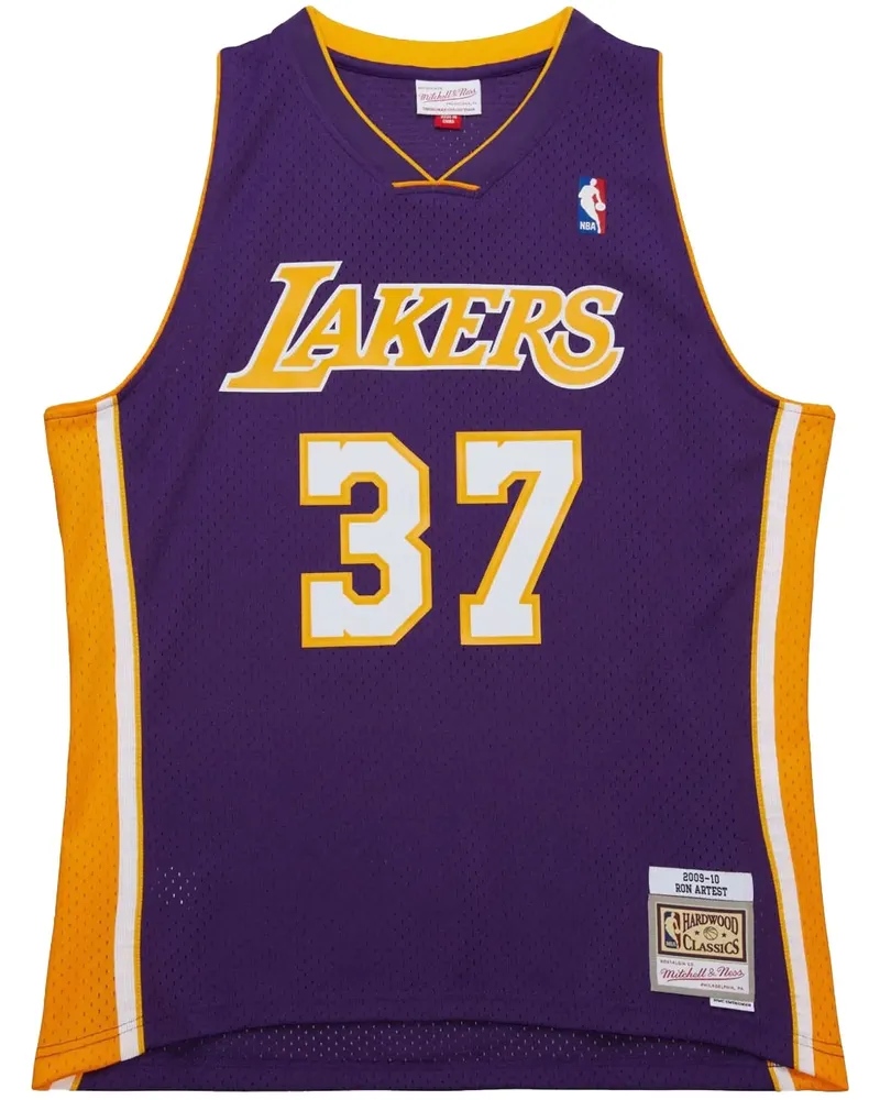 Mitchell & Ness NBA Dark "Lakers 2009 Ron Artest" Trikot - Violett Violett