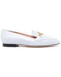 Bally Loafer mit Logo-Schild Blau