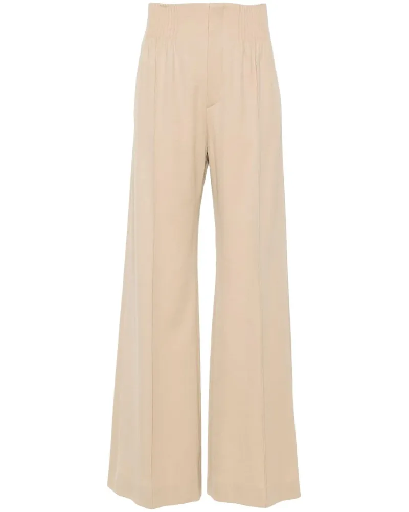 Chloé Hose mit weitem Bein - Nude Nude