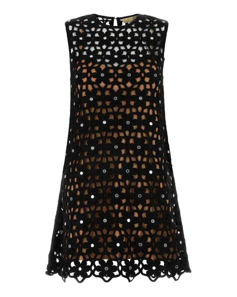 Michael Kors embellished sleeveless mini dress - Schwarz Schwarz