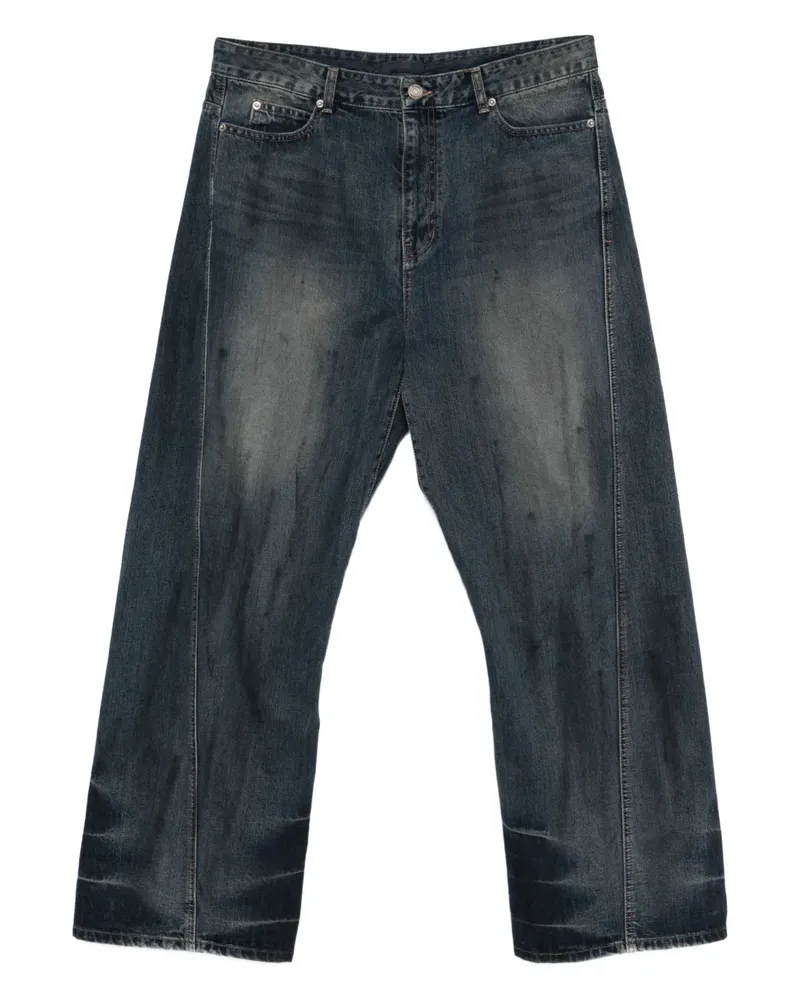 JUUN.J Jeans mit Kontrasteinsätzen - Blau Blau