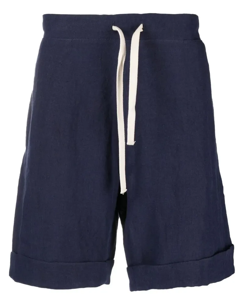Marané Leichte Shorts aus Leinen - Blau Blau