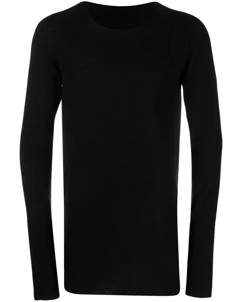 Isaac Sellam Kaschmirpullover mit Distressed-Detail - Schwarz Schwarz