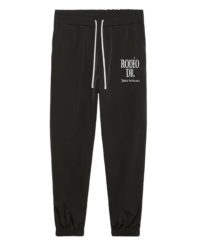 1989 STUDIO Jogginghose mit Logo-Print - Schwarz Schwarz