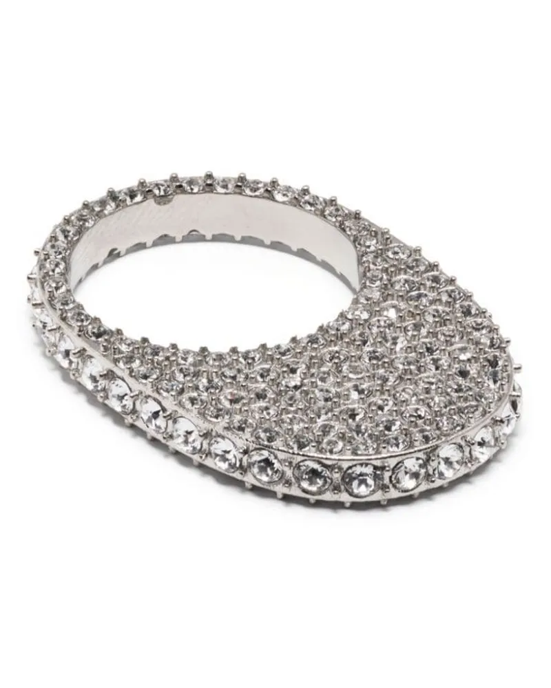 COPERNI Swipe Ring mit Kristallen - Silber Silber