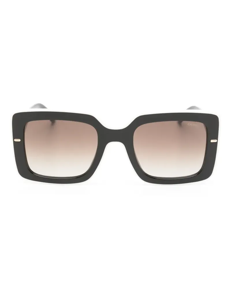Carrera Sonnenbrille mit eckigem Gestell - Schwarz Schwarz