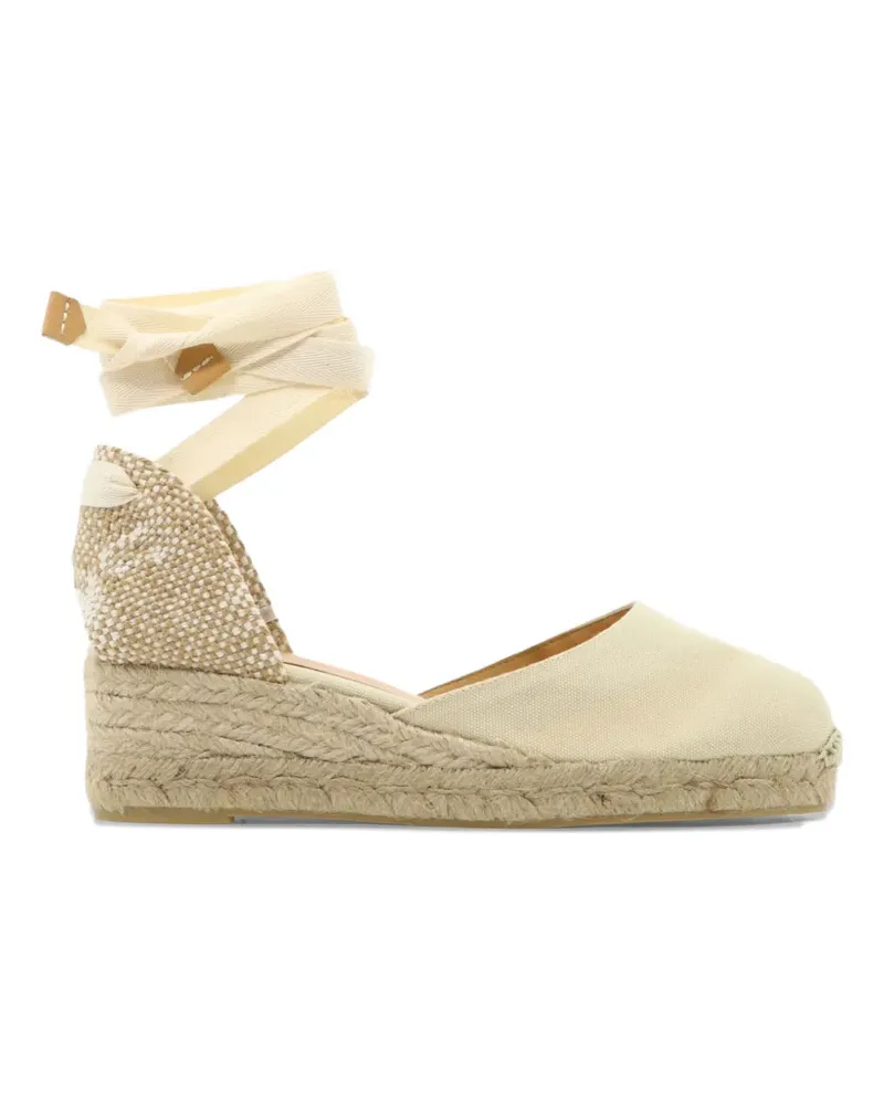 Castañer Carina wedge espadrilles - Nude Nude