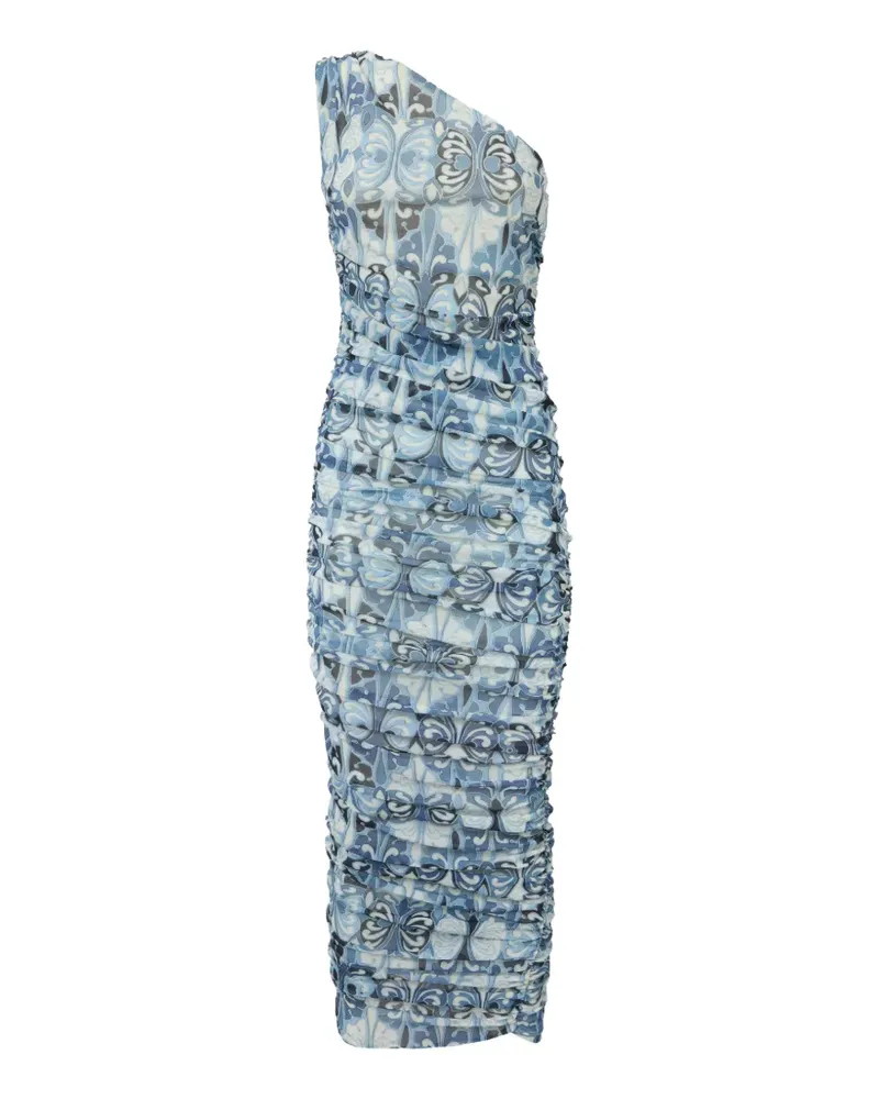 La DoubleJ Schulterfreies Kleid - Blau Blau