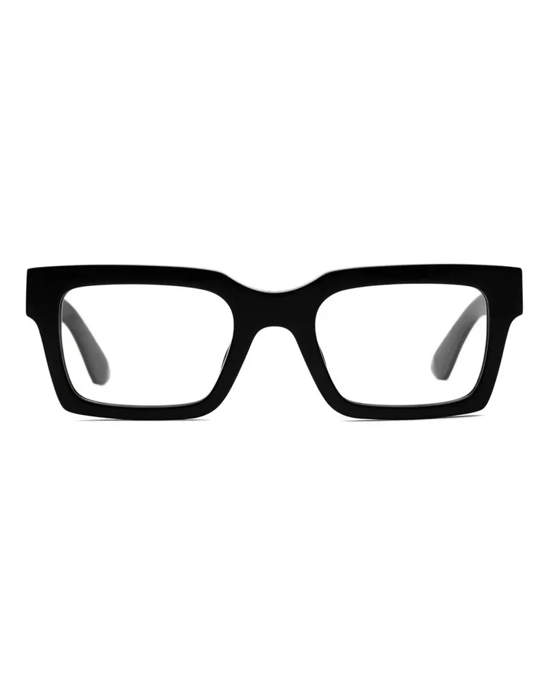 RETROSUPERFUTURE Eckige Numero 144 Brille - Schwarz Schwarz