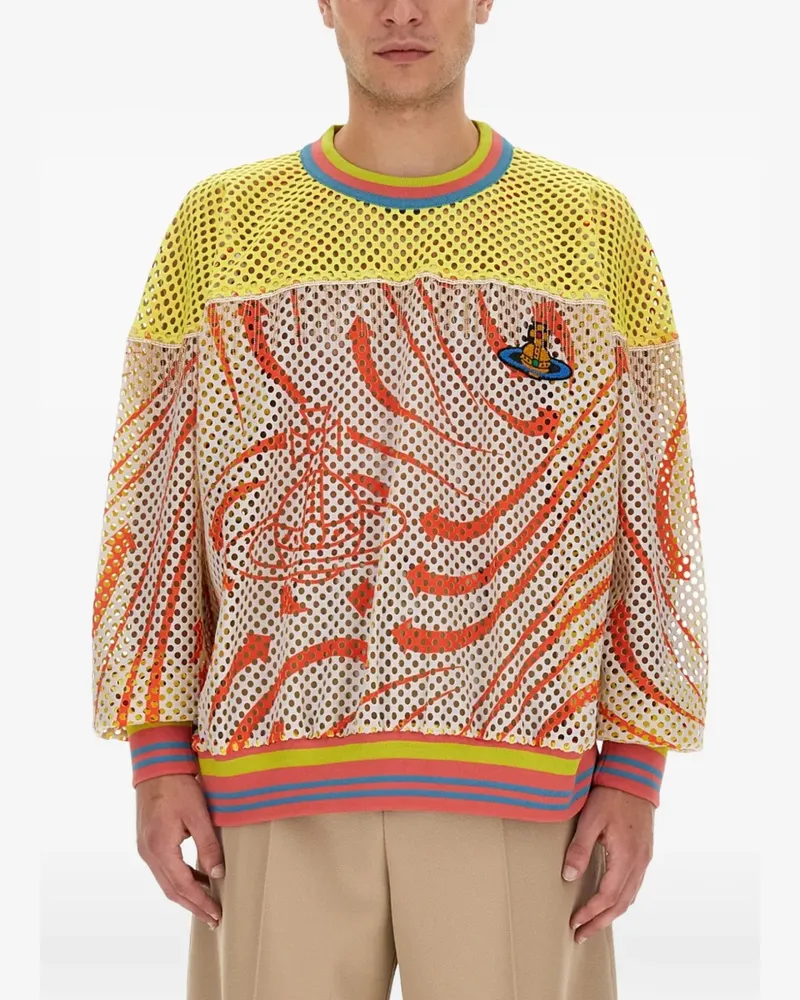 Vivienne Westwood Fresh Sweatshirt mit Print - Weiß Weiß