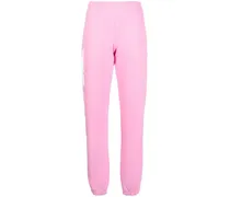 Jogginghose mit Logo-Print - Rosa
