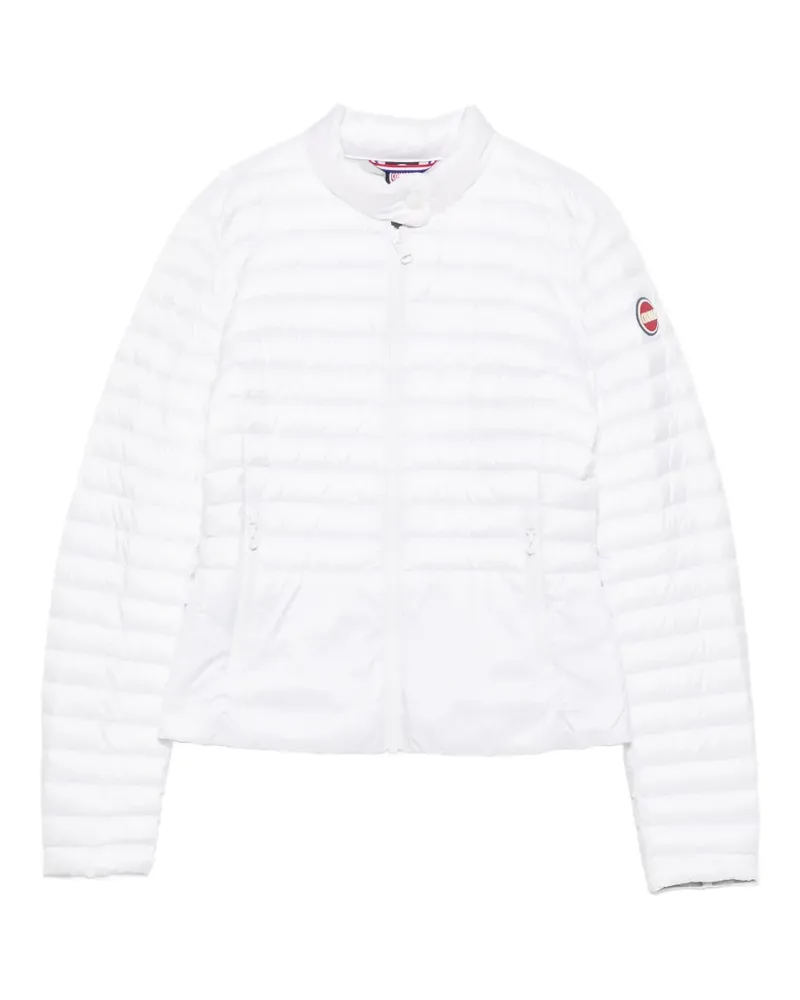 Colmar quilted high-neck zip-up jacket - Weiß Weiß