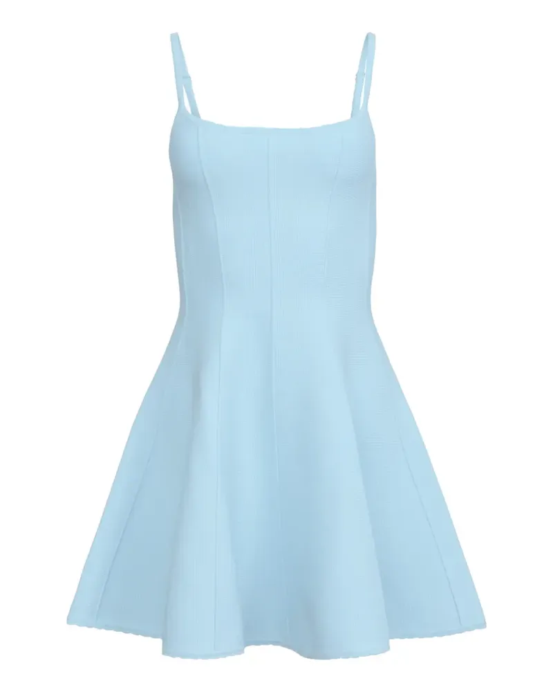 Fleur Du Mal Ausgestelltes Kleid mit Corsage - Blau Blau