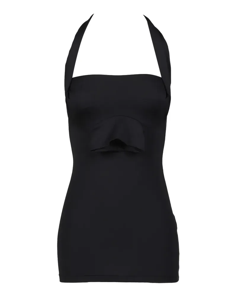 VETEMENTS Minikleid mit Neckholder - Schwarz Schwarz