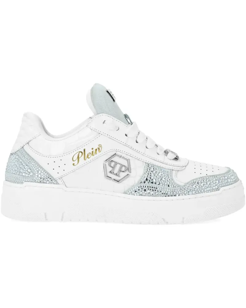 Philipp Plein Sneakers mit Glitter-Einsätzen - Blau Blau