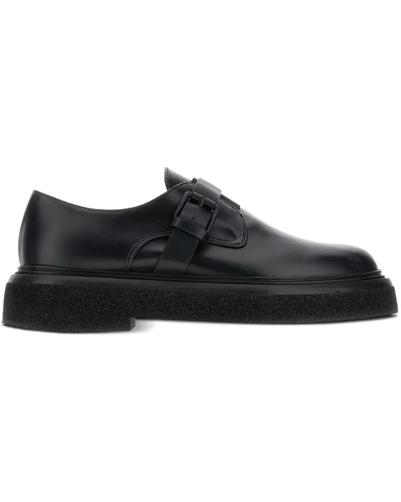 Max Mara Loafer mit Schnallenverschluss - Schwarz Schwarz