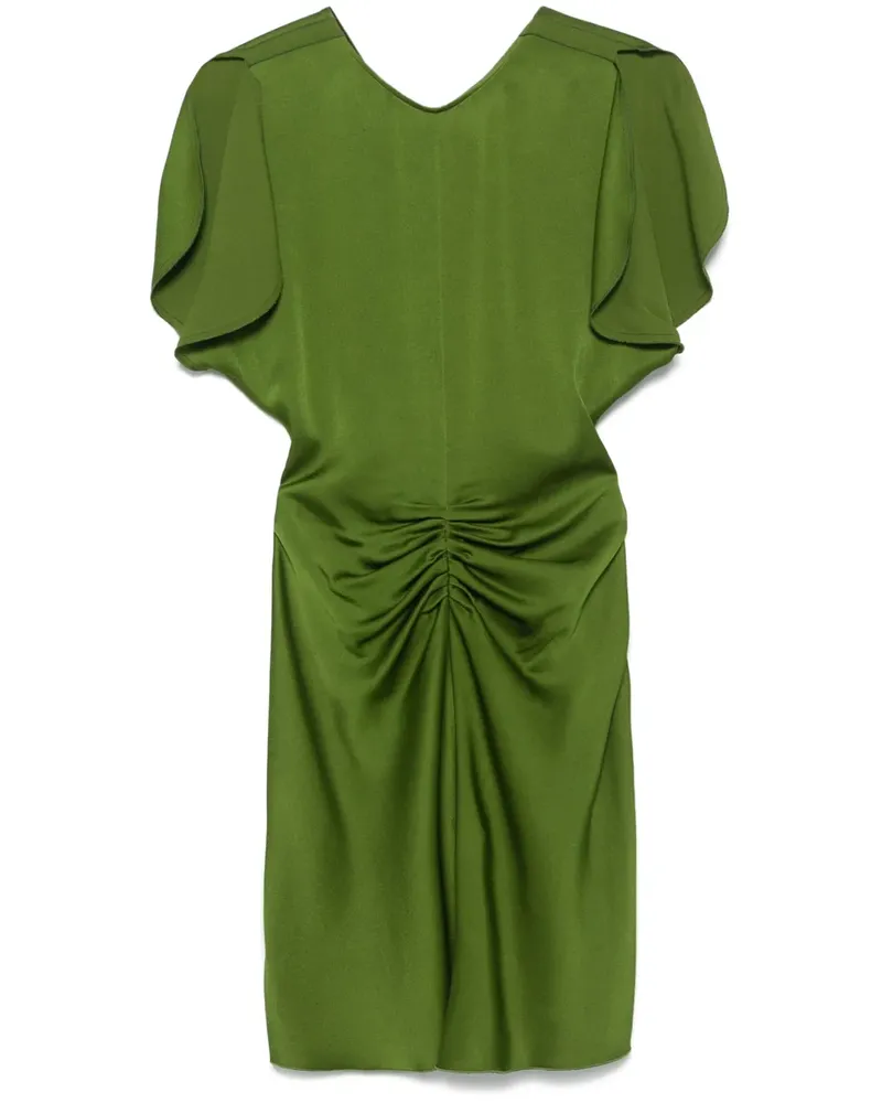 Victoria Beckham Minikleid aus Krepp - Grün Grün