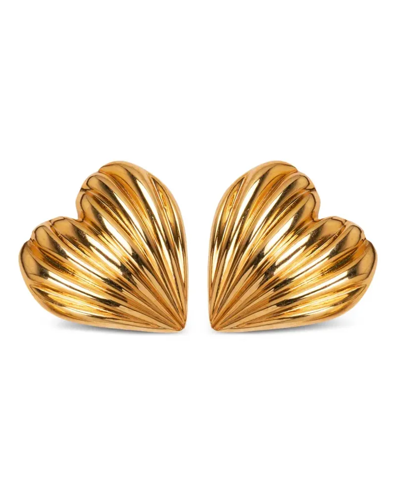 Jennifer Behr Libi Ohrringe in Herzform - Gold Gold