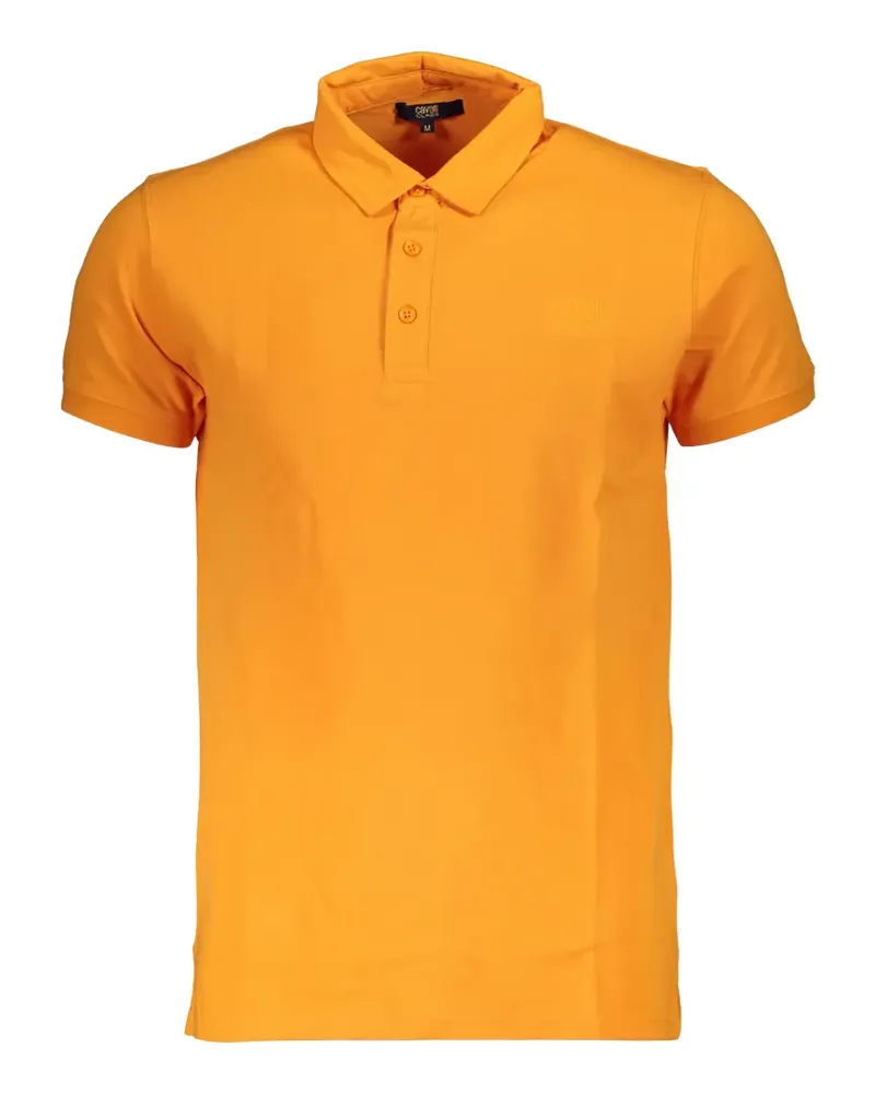 Roberto Cavalli Poloshirt mit Logo-Stickerei - Orange Orange
