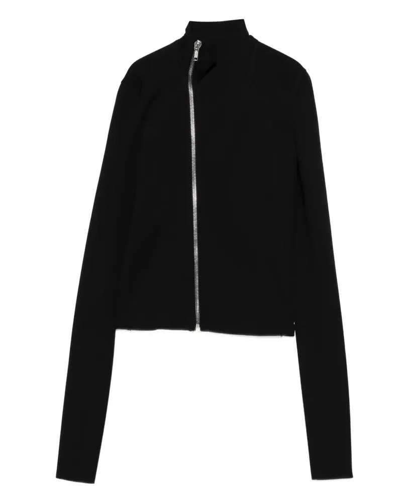 Rick Owens Lilies zip-front cropped jacket - Schwarz Schwarz