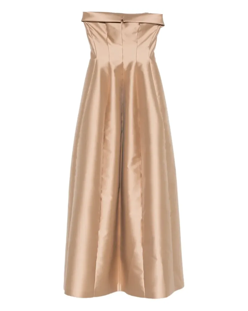 Alberta Ferretti Trägerloses Abendkleid - Nude Nude