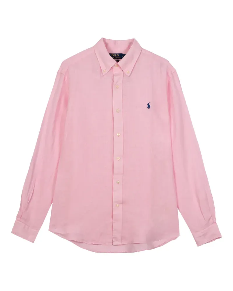 Ralph Lauren logo-embroidered shirt - Rosa Rosa