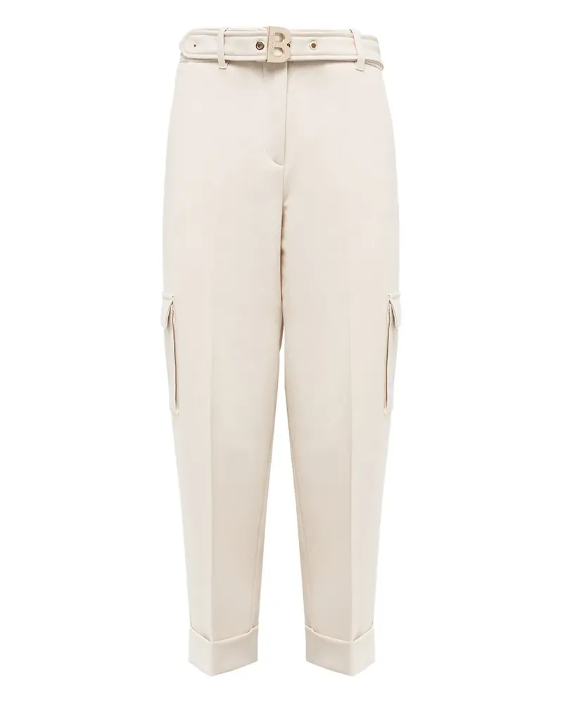 Blumarine Cargohose mit Gürtel - Nude Nude